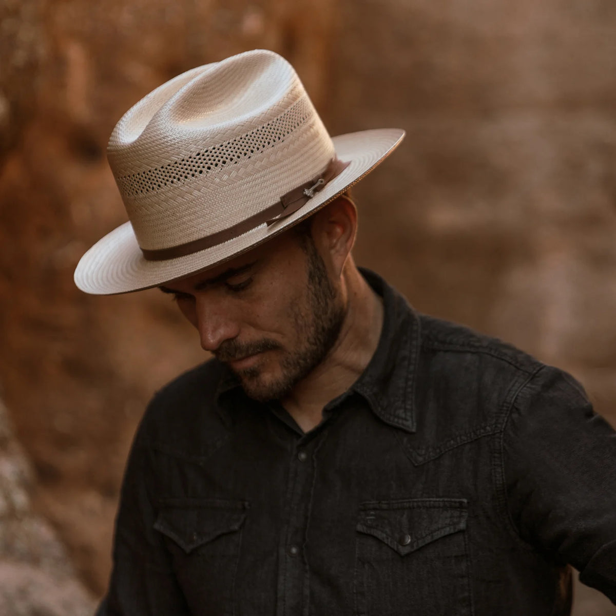 Stetson Open Road 10X Vented Straw Hat in Toasted