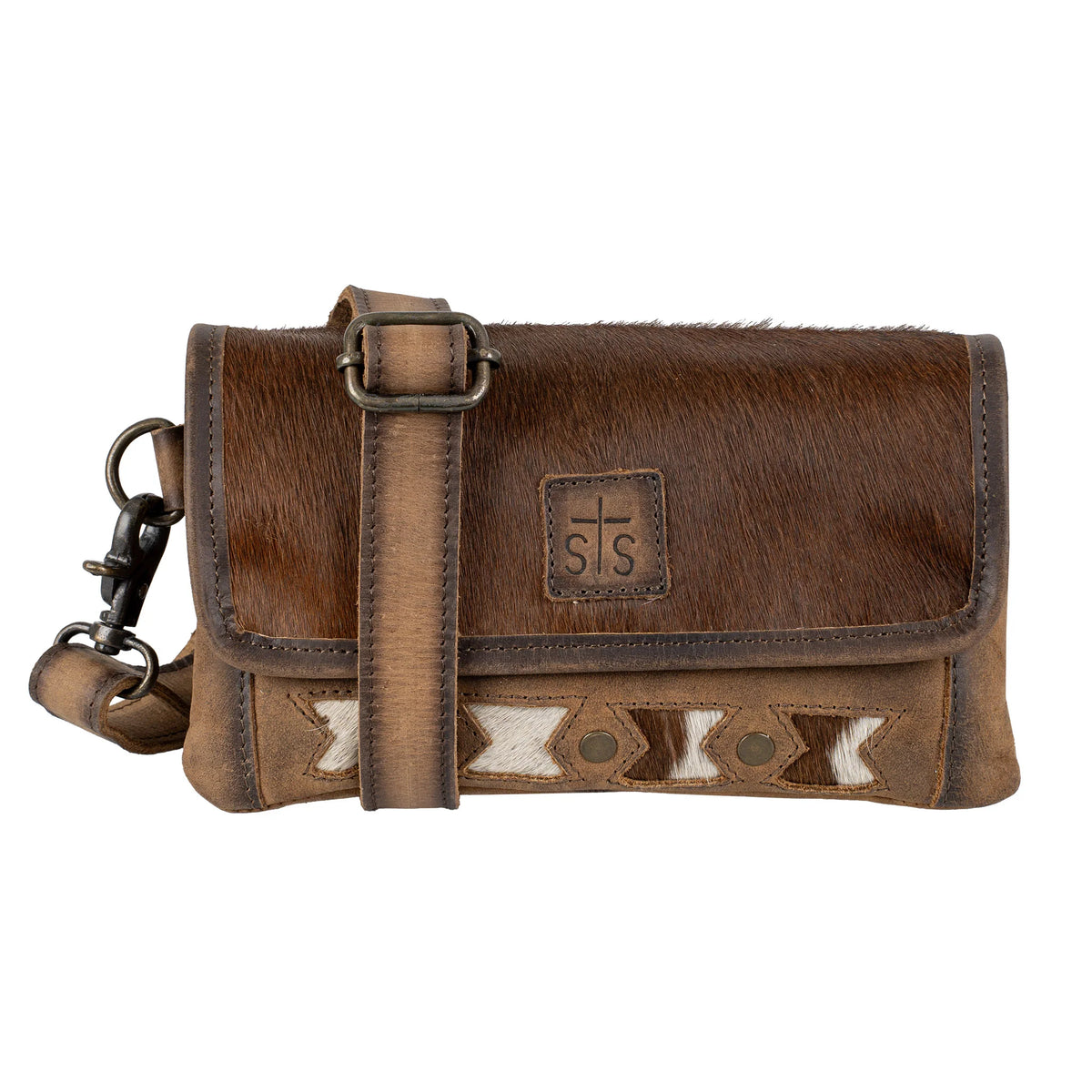 STS Ranchwear Roswell Cowhide Harper Crossbody Bag