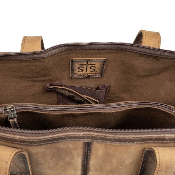 STS Ranchwear Cowhide Laptop Shopper