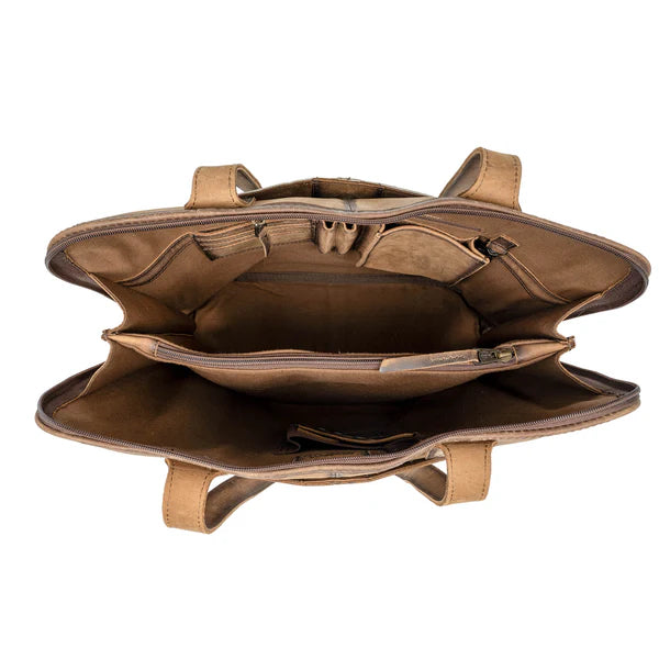 STS Ranchwear Cowhide Laptop Shopper