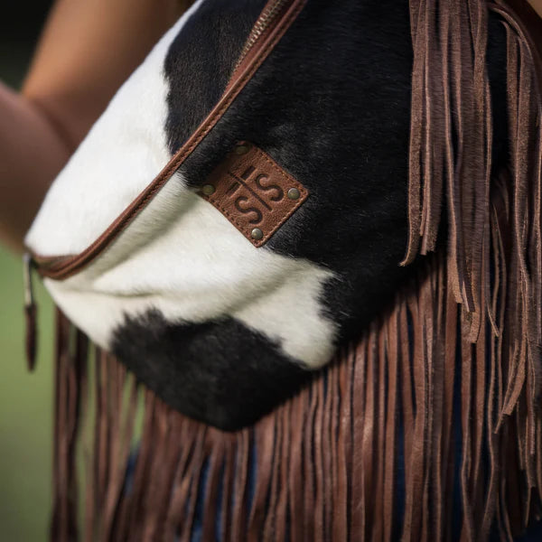 STS Ranchwear Indie Cowhide Fringe Hildy Belt Bag