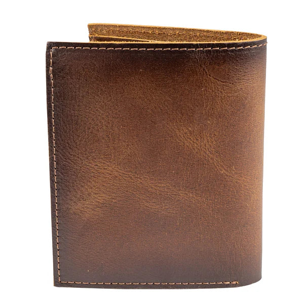 STS Ranchwear Tucson Brown Leather Double ID Bifold Wallet