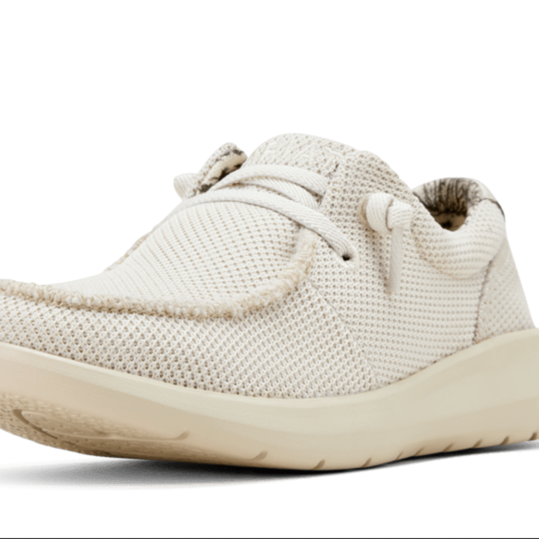 Ariat Women's Hilo Casual Shoe in Cream Mesh