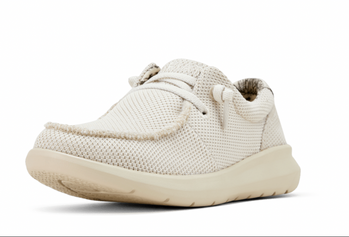 Ariat Women's Hilo Casual Shoe in Cream Mesh