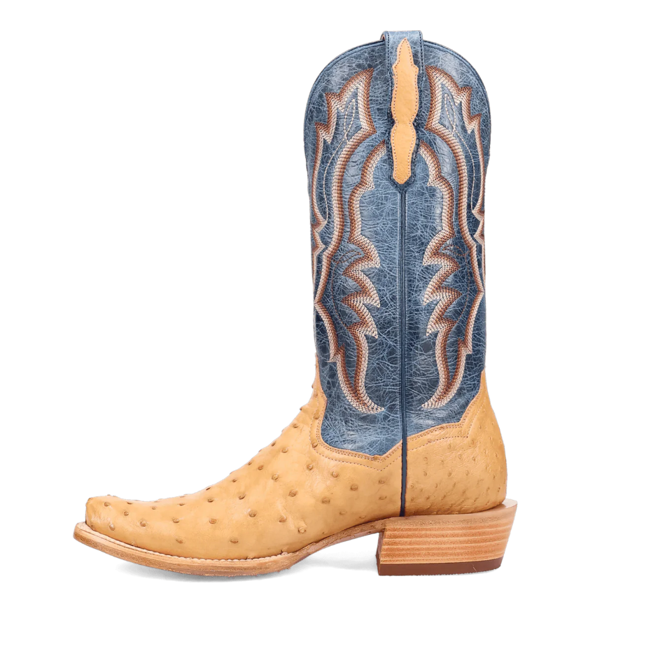 Dan Post Men's Brady Fully Quill Ostrich in Tan