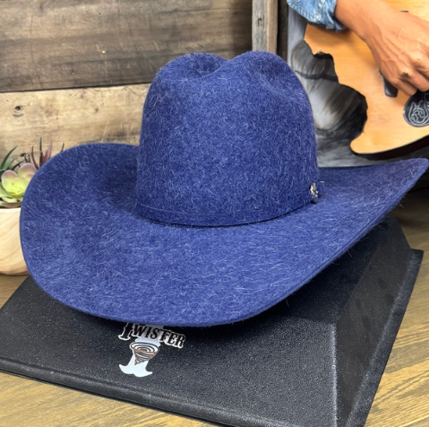Resistol Midnight Mix 6X Fur Felt Hat in Blue Mix