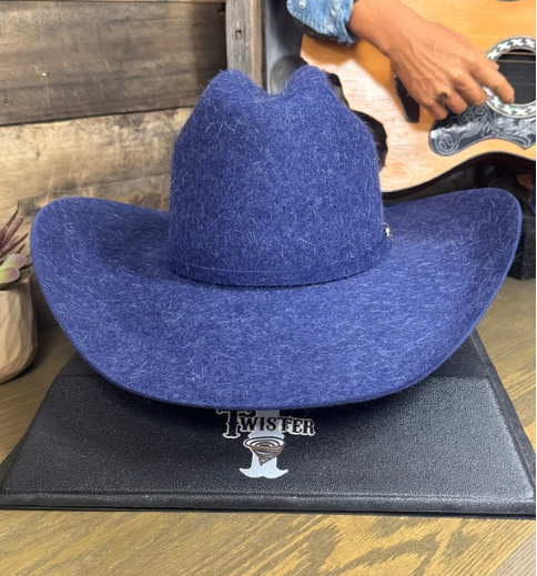 Resistol Midnight Mix 6X Fur Felt Hat in Blue Mix