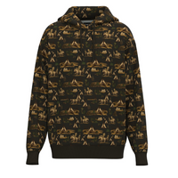 Hooey Men's Legendary Comanche Pattern Hoodie in Brown