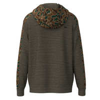 Hooey Men's "Canyon" Duke Camo Pattern Hoodie in Shitake Brown