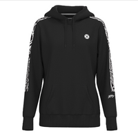 Hooey Women's "Canyon" Rodeo Star Hoodie in Black and White