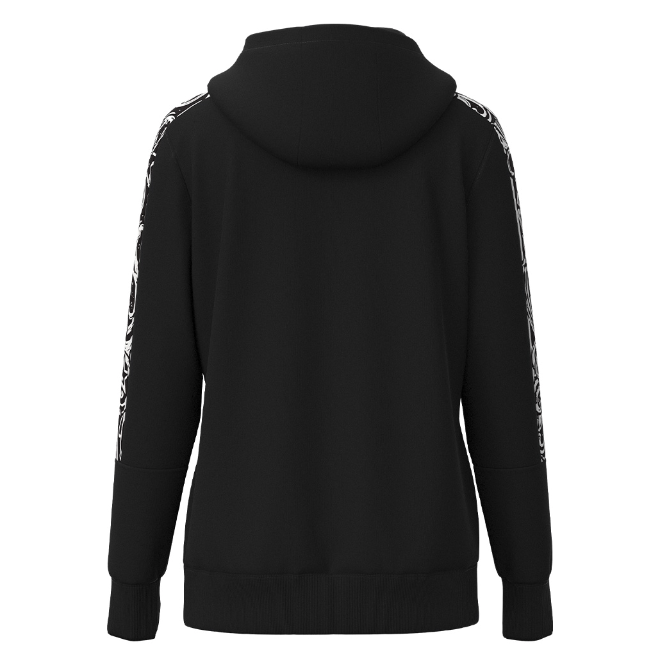 Hooey Women's "Canyon" Rodeo Star Hoodie in Black and White