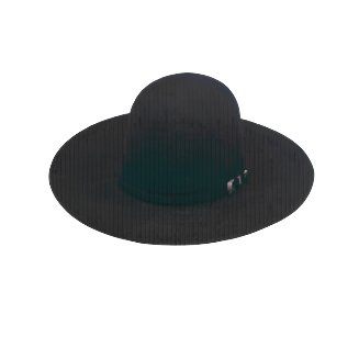 Twister 6X Open Crown Fur Hat in Black