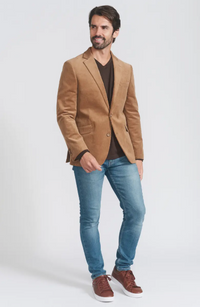Savile Row Co. Men's Mayfair Corduroy Sport Jacket in Tan