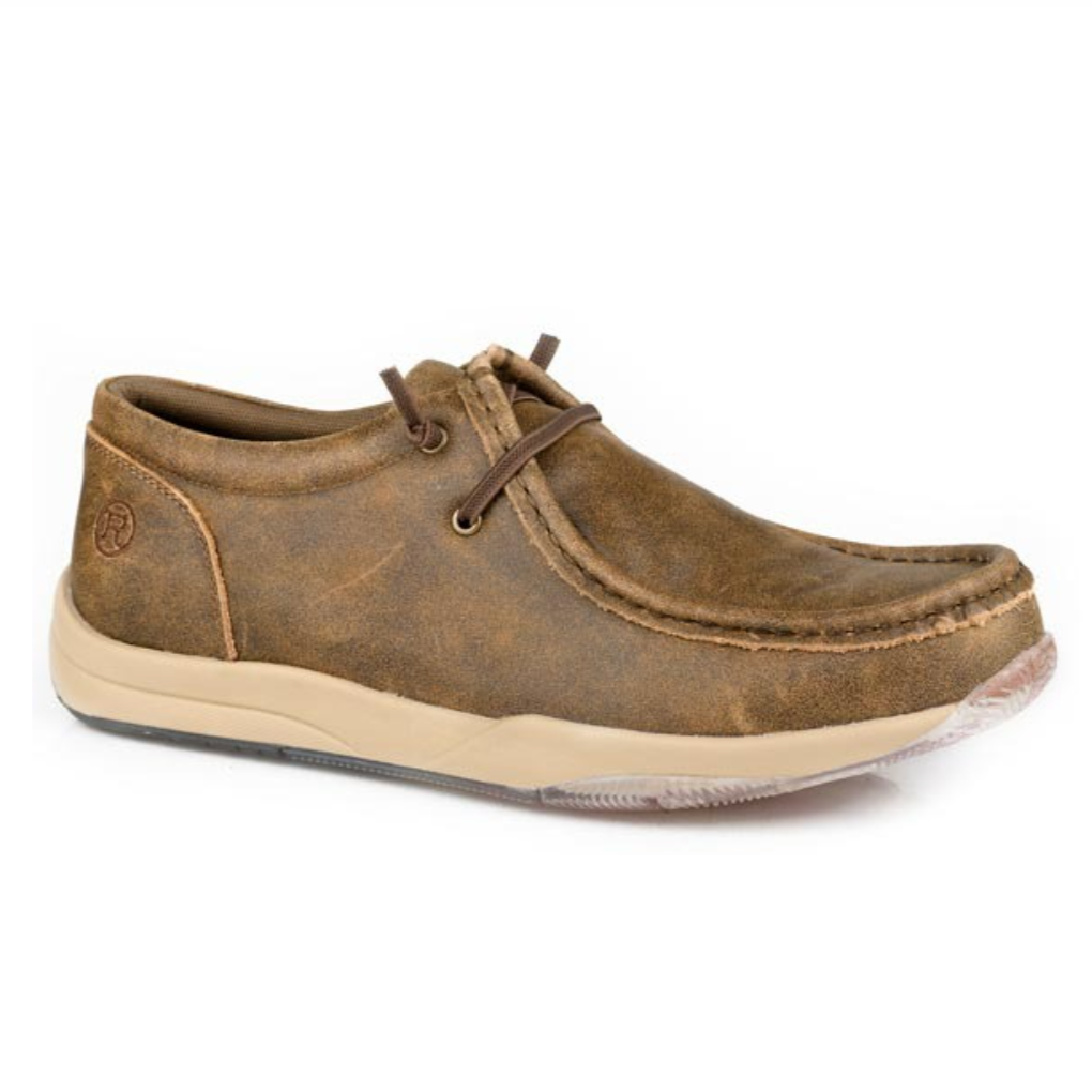 Roper Men's Clearcut Casual Shoe in Tan