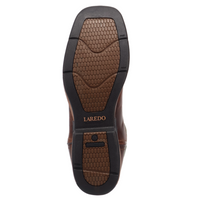 Laredo Men's Alloy Western Boot in Tan & Green