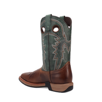 Laredo Men's Alloy Western Boot in Tan & Green