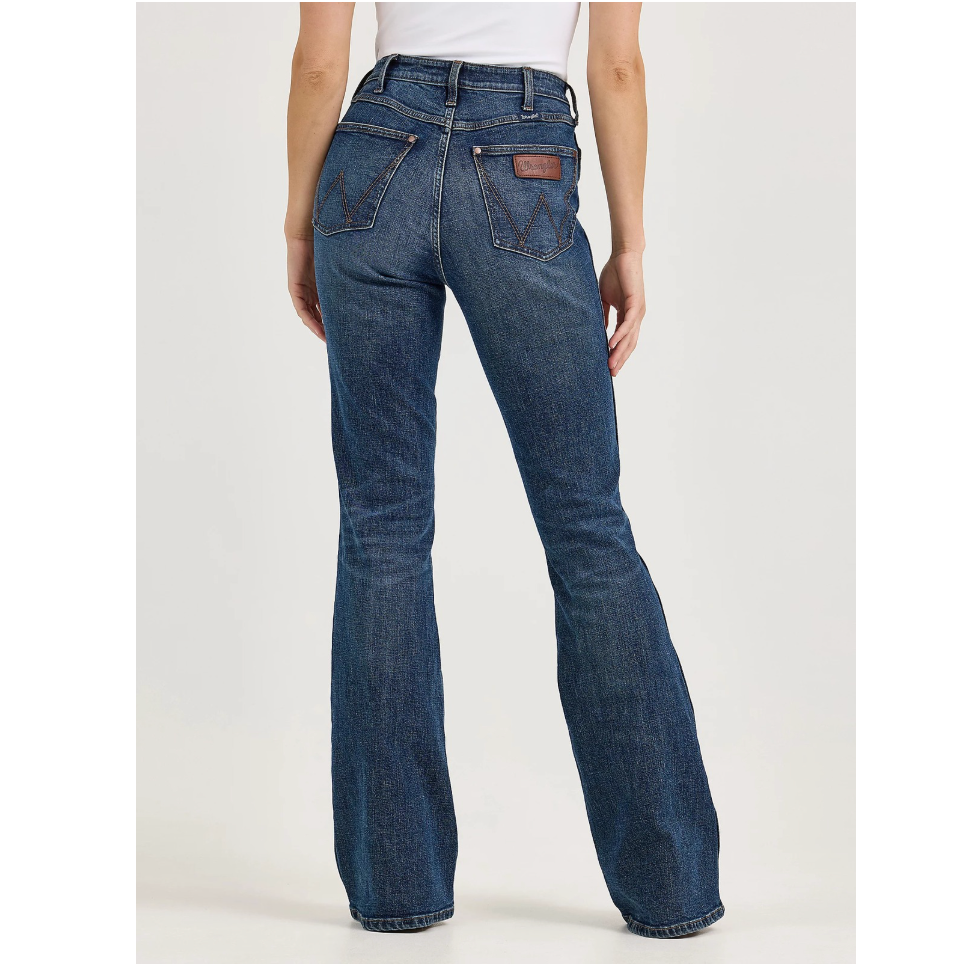 Wrangler Retro Women's Bailey High Rise Flare Jean in Hannah