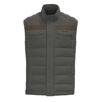 Hooey Men's Banff Puffer Packable Vest in Steel Grey