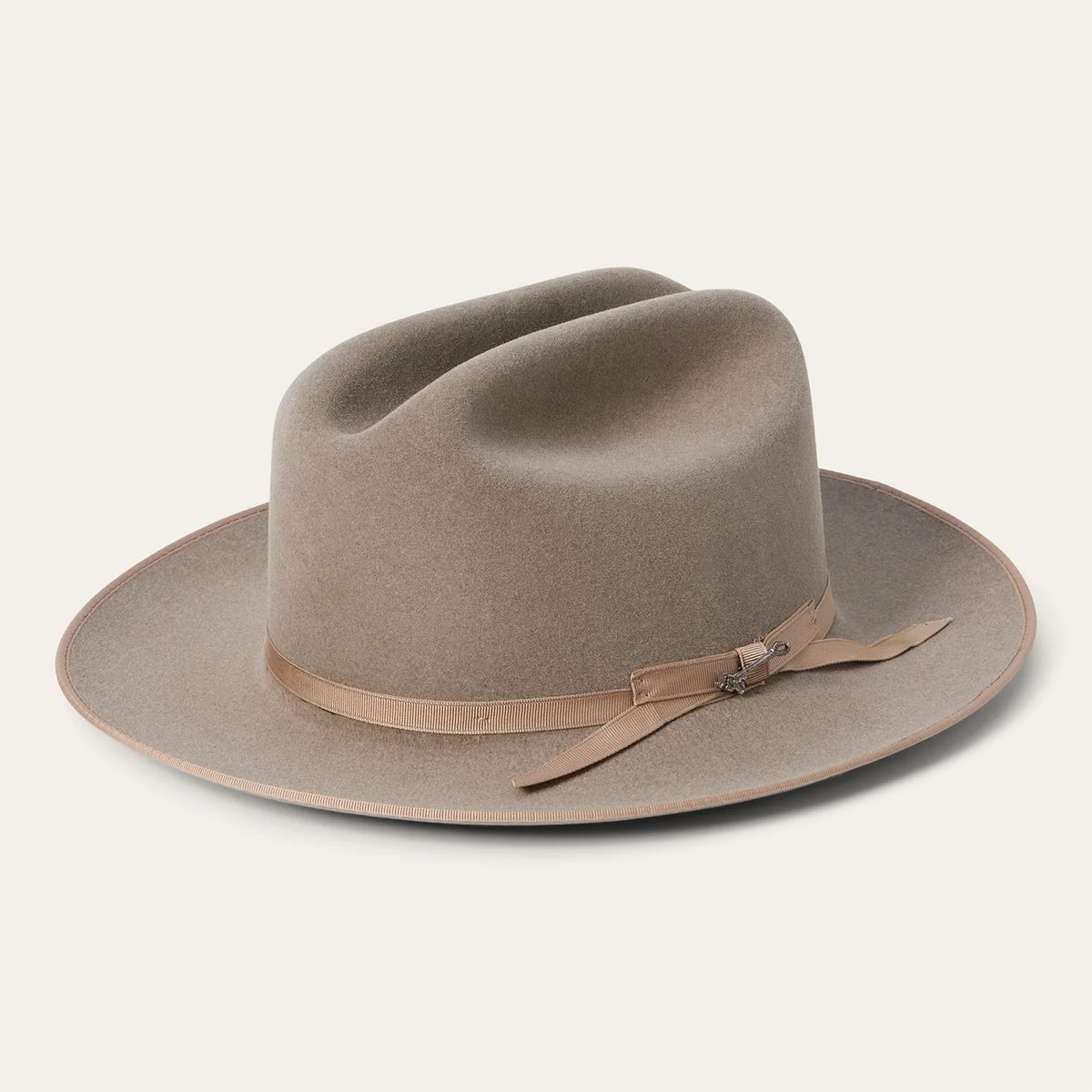 Stetson Open Road Royal Deluxe Fur Felt Hat in Natural