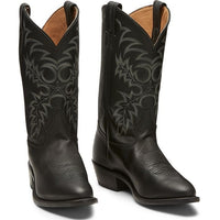 Tony Lama Segar Black Cowhide Western Boot