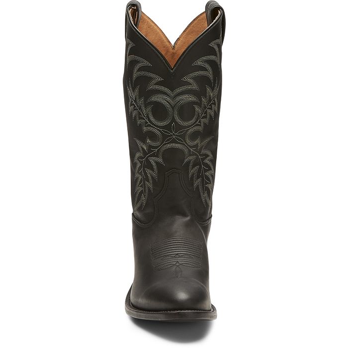 Tony Lama Segar Black Cowhide Western Boot