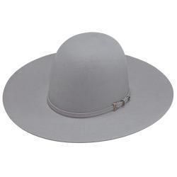 Twister 10X Open Crown Grey Fur Felt Hat