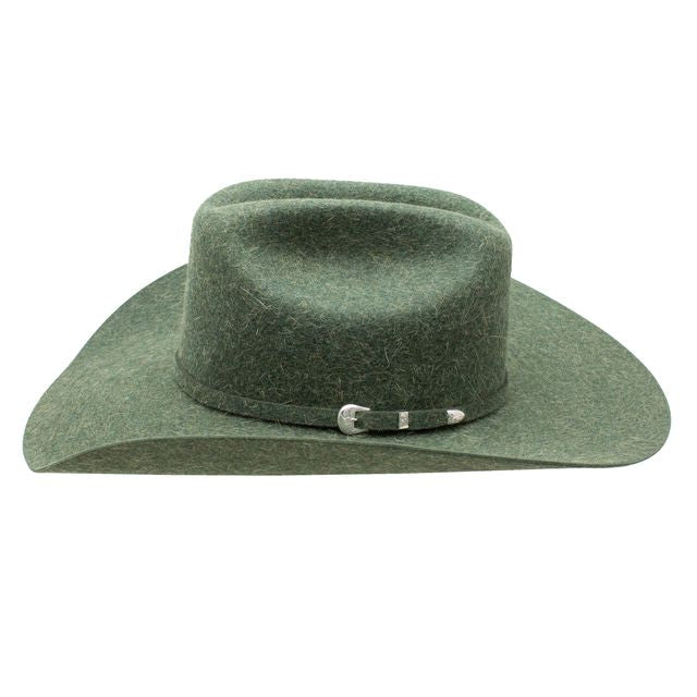 Resistol Midnight Mix 6X Fur Felt Hat in Green Mix