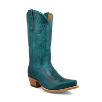 Black Star Women's 12" Paradise Snip Toe Boot in Laguna Blue