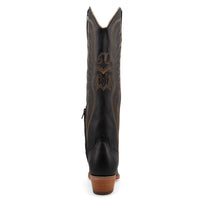 Black Star Women's 17" Snip Toe Boot in Midnight and Copper