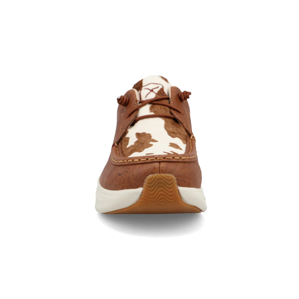 Twisted X Women's Feather X in Cowhide Multi & Brown Patina
