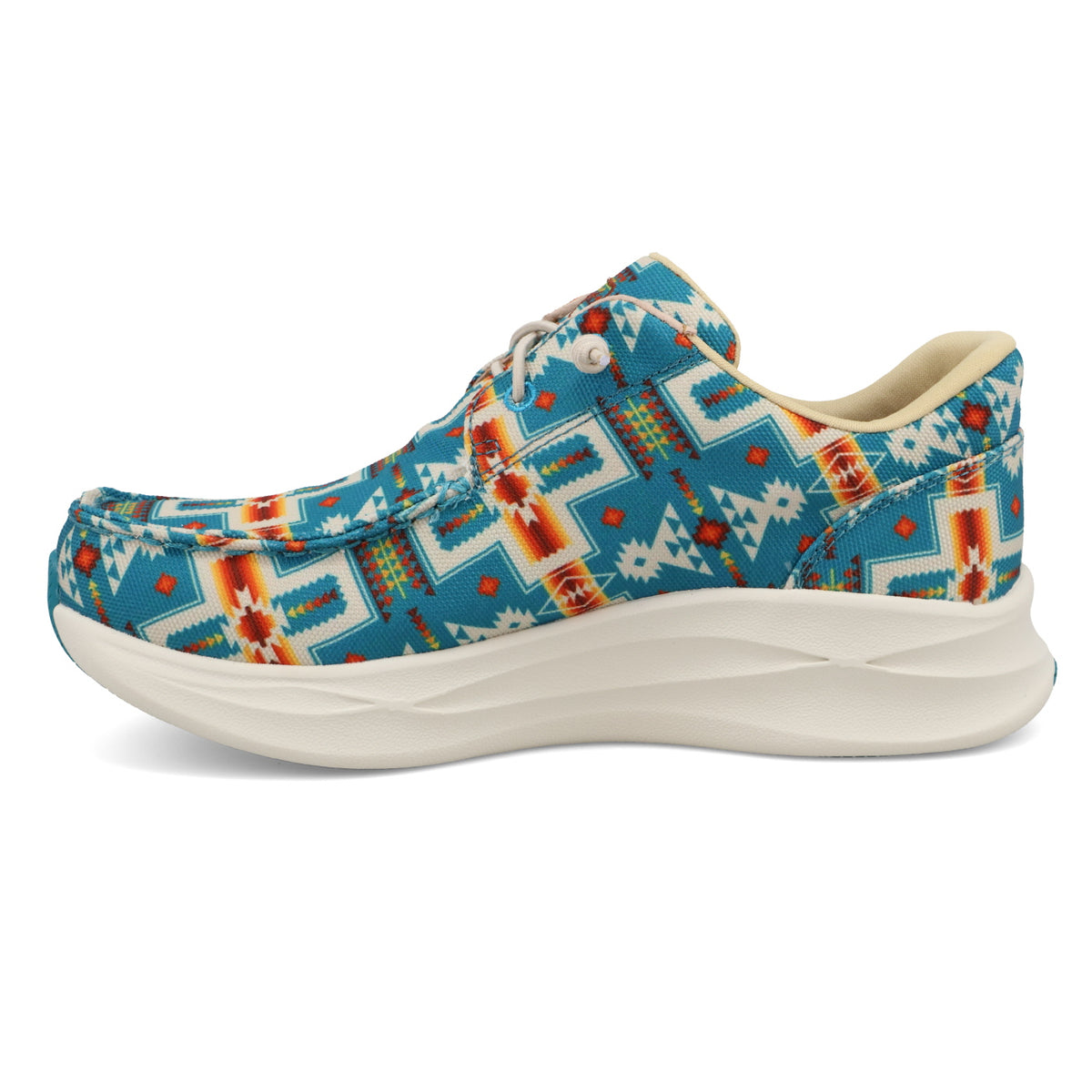 Twisted X Women's Feather X in Turquoise Print