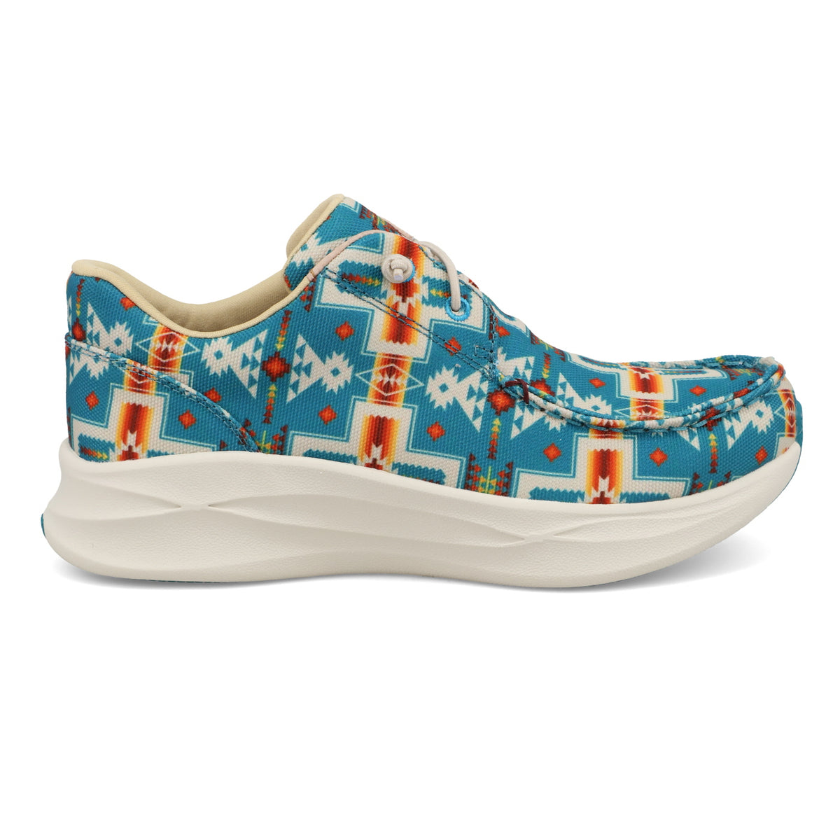Twisted X Women's Feather X in Turquoise Print