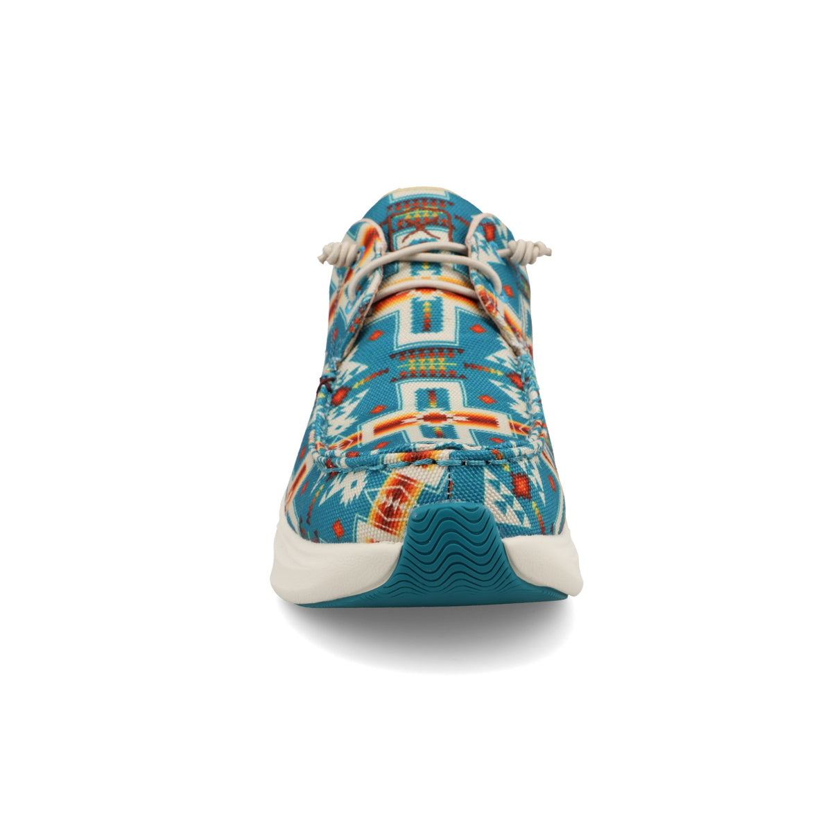 Twisted X Women's Feather X in Turquoise Print