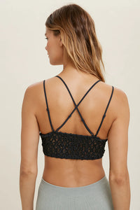 Double Strap Scalloped Lace Bralette (5 Colors Available)