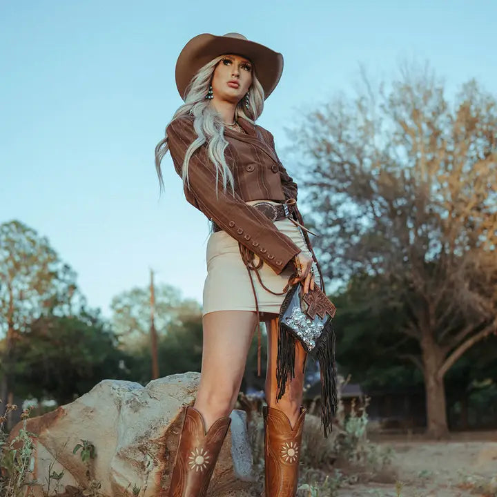 The Dana Clear Wristlet