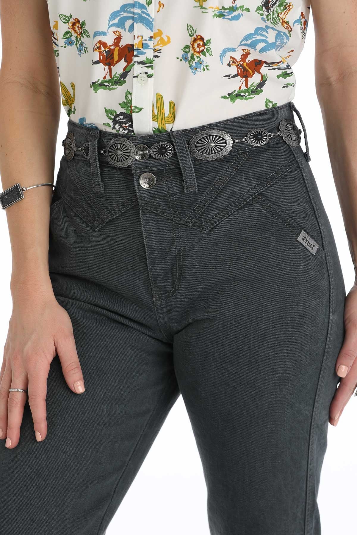 Cruel Women's Quinn Bareback Jean in Gray