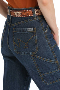 Cruel Women's Loose Fit Casey Wide Leg Jean in Dark Stone