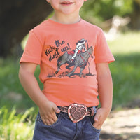 Cruel Girl's Toddler Kick the Dust Up in Coral