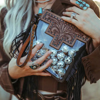 The Dana Clear Wristlet