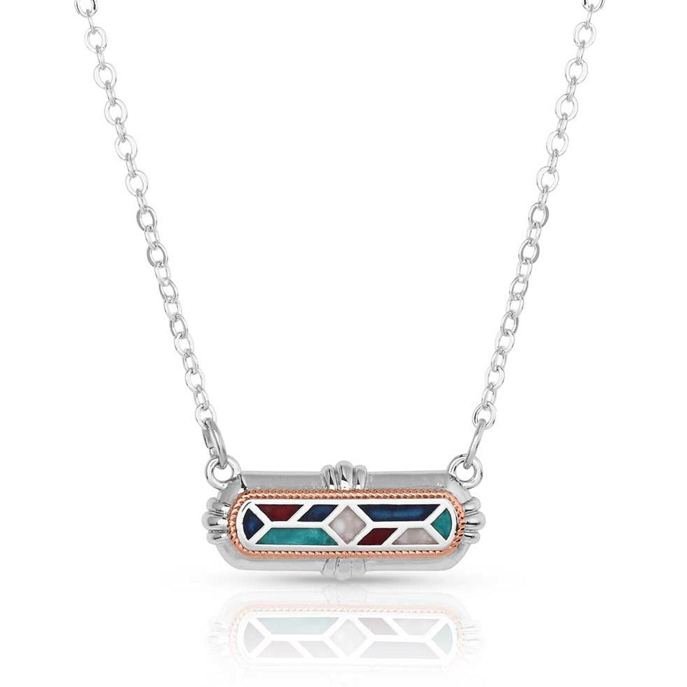 Montana Silversmiths Western Mosaic Bar Necklace