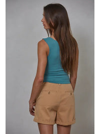 Women's Solid U Neck Double Layered Seamless Tank (Available in 4 Colors!)