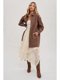 Women's Lace Tiered Midi Skirt (Available in Two Colors)