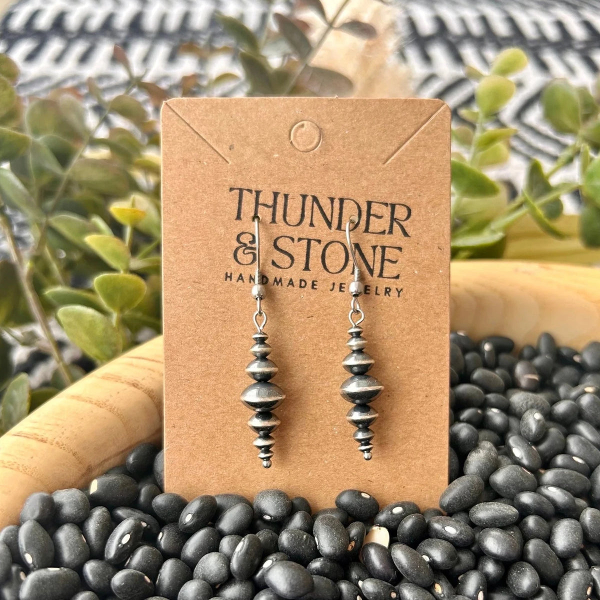 Thunder & Stone Authentic Navajo Pearl Saucer Earrings