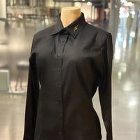 CC Western Women's Signature L/S Solid Western Snap Shirt in Black