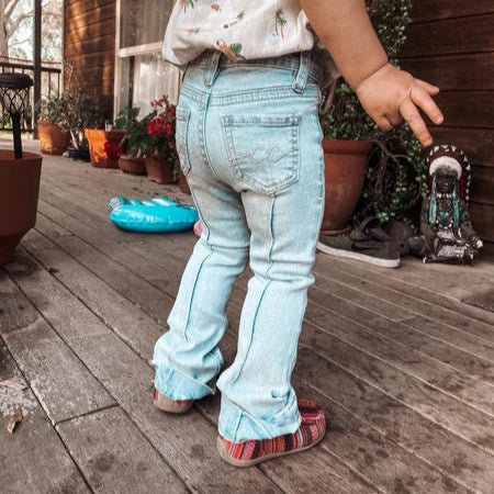 CC Western Baby & Toddler Girl's Trouser Jean in Light Wash