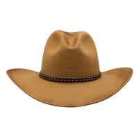 Stetson Sand Hollow Buffalo Fur Felt Western Hat in Toffee