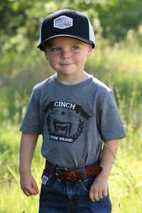 Cinch Baby & Toddler Boy's Denim Tee in Grey