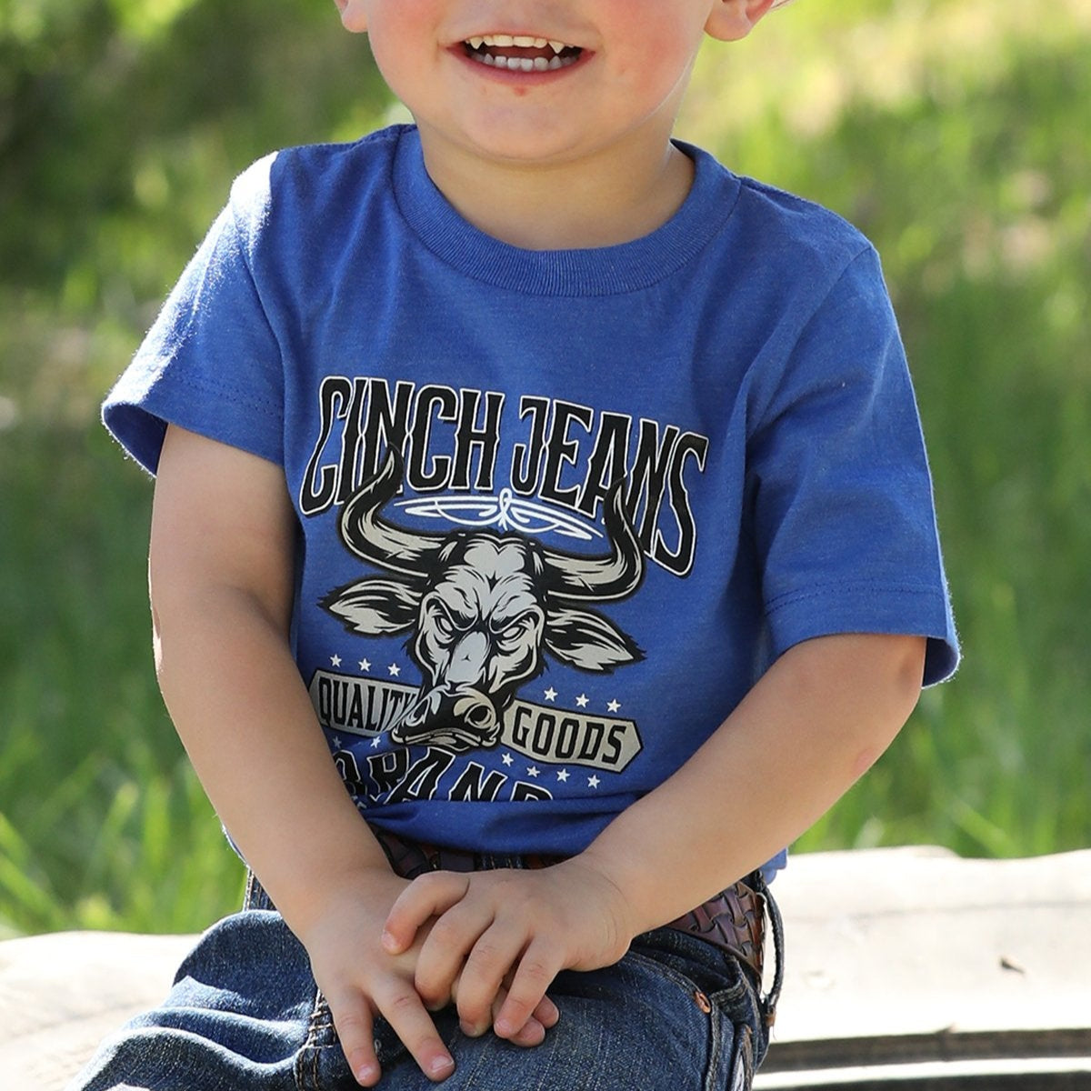 Cinch Baby & Toddler Boy's Brand Tee in Royal Blue