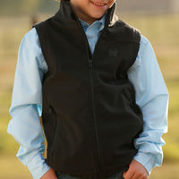 Cinch Boy's Bonded Vest in Black