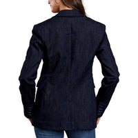Stetson Women's Stretch Denim Blazer in Blue